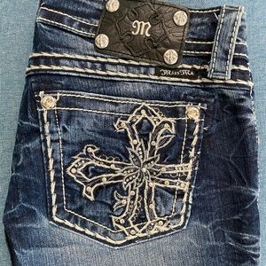 Mid Rise Miss Me Jeans